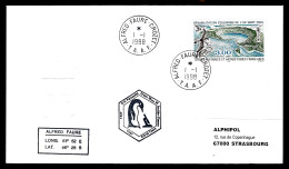 T.A.A.F -  ALFRED FAURE CROZET - RÉHABILITATION ÉCOLOGIQUE DE L'ILE ST PAUL - - Storia Postale