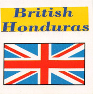 Flag Chromo -  British Honduras - 5 X 5 Cm - Otros & Sin Clasificación