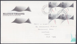 GB Great Britain 1999 FDC Millenium Timekeeper, Time, Pictorial Postmark, First Day Cover - Covers & Documents