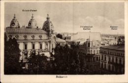 CPA București Bukarest Rumänien, Kaiserpalast, Fürstenhof Kaffee, Kaiser Hotel - Romania