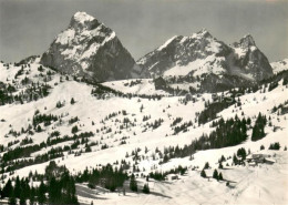 13712543 Ibergeregg SZ Hotel Passhoehe Mit Mythen Winterlandschaft Alpen  - Autres & Non Classés