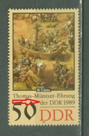 DDR    Michel 3272   F27    * *  TB   Petit Point  à Gauche Du D De Der   - Variétés Et Curiosités