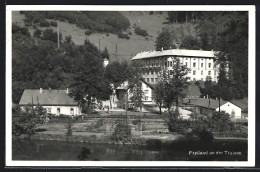 AK Türnitz, Freiland An Der Traisen, Ortspartie Vom Wasser Aus Gesehen  - Sonstige & Ohne Zuordnung