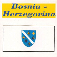 Flag Chromo -  Bosnia-Herzegovina - 5 X 5 Cm - Other & Unclassified