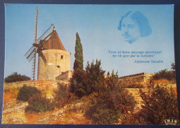 CPM CARTE POSTALE  LE MOULIN DE FONTVIEILLE    ( BOUCHES DU RHÔNE  - 13  ) - Windmolens