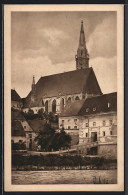 AK Steyr, Stadtpfarrkirche, St. Margaretenkapelle Und Neutor Vom Bergerweg Gesehen  - Sonstige & Ohne Zuordnung