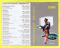 LÉGION ÉTRANGÈRE Calendrier 1990 (1105)_D334 - Uniformen