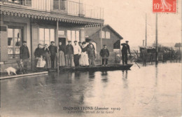 78  EPONE  Hôtel De La Gare  Inondations Janvier 1910 - Epone