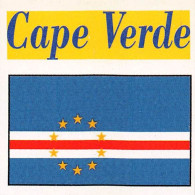 Flag Chromo -  Cape Verde - 5 X 5 Cm - Otros & Sin Clasificación