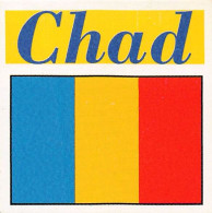 Flag Chromo -  Chad - 5 X 5 Cm - Other & Unclassified