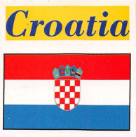 Flag Chromo -  Croatia - 5 X 5 Cm - Autres & Non Classés