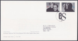 GB Great Britain 1999 FDC Edward & Sophie, Prince, Royal, Royalty, British, Pictorial Postmark, First Day Cover - Lettres & Documents