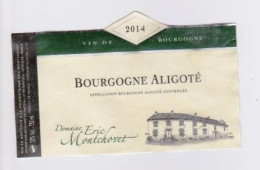 Etiquette " Bourgogne Aligoté 2014 " Domaine Eric Montchovet (2720)_ev219 - Bourgogne