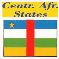 Flag Chromo -  Central African States - 5 X 5 Cm - Otros & Sin Clasificación