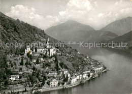 13710381 Morcote Lago Di Lugano Panorama Kirche Santa Maria Del Sasso Luganersee - Other & Unclassified