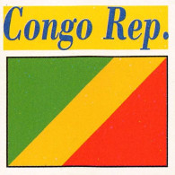 Flag Chromo -  Congo Republic - 5 X 5 Cm - Otros & Sin Clasificación