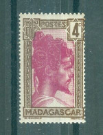 MADAGASCAR - N°163* MH Trace De Charnière SCAN DU VERSO - Chef Sakalave. - Unused Stamps