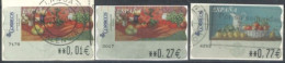 SPAIN- 2004, SAMMER GALLERY STAMPS LABELS SET OF 3, DIFFERENT VALUES, USED. - Oblitérés