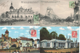 Déstockage Lot 8 CPA Cartes Postales Belgique Bruxelles Exposition Universelle 1910 Pavillon Ville Liège Restaurant .. - Weltausstellungen