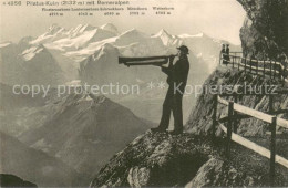 13710084 Pilatus Kulm OW Alpenpanorama Berner Alpen Hornblaeser  - Other & Unclassified