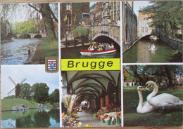 BELGIUM BELGIQUE BRUGGE WIND MILL CANAL BRIDGE POSTCARD CARTE POSTALE ANSICHTSKARTE CARTOLINA POSTKARTE CARD KARTE - Antwerpen