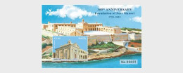 Malta 2023 The 300th Anniversary Foundation Of Fort Manoel Stamp SS/Block MNH - Malta