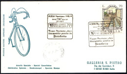 CYCLING - ITALIA PESCHIERA 1977 - 10° RALLY CICLISTICO SCOUT DEL GARDA '77 - TRASPORTO POSTA IN BICICLETTA - A - Cycling
