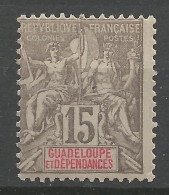 GUADELOUPE N° 42 NEUF** LUXE SANS CHARNIERE / Hingeless / MNH - Nuevos