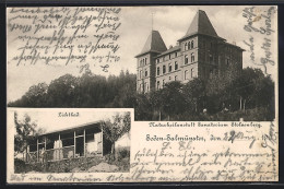 AK Soden-Salmünster, Naturheilanstalt Sanatorium Stolzenberg, Mit Lichtbad  - Lich