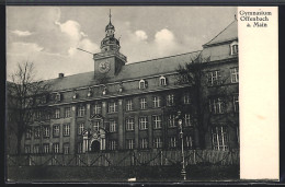 AK Offenbach A. M., Das Gymnasium  - Offenbach