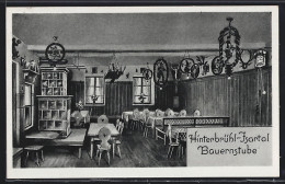 AK München-Thalkirchen, Gasthaus Hinterbrühl Im Isartal, Bauernstube, Innenansicht  - Muenchen