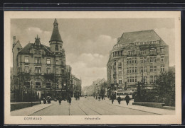 AK Dortmund, Hohestrasse Mit Restaurant Grafenhof Und Strassenbahn  - Dortmund