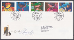 GB Great Britain 1998 FDC Christmas, Christianity, Festival, Holiday, Christian, Pictorial Postmark, First Day Cover - Covers & Documents