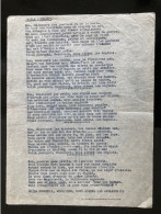 Tract Presse Clandestine Résistance Belge WWII WW2 Voila Pourquoi (Non, Messieurs Des Journeaux Et De La Radio...) - Documenten