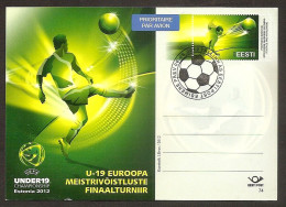 Estonia 2012●Under 19 Football Championship Final●●Endspiel Des U-19 Fußbal●Postal Stationery●●Ganzsache N74●FDC - Estland