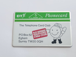 United Kingdom-(BTG-048)-Telephone Card Club(1)-(76)(5units)(243C81280)(tirage-500)(price Cataloge-50.00£mint) - BT Allgemeine