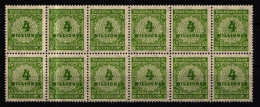 Deutsches Reich 316 Postfrisch 12er Block, U.a Pe1/2 #HA797 - Otros & Sin Clasificación