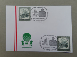 Österreich Pro Juventute - Mit Sonderstempel 5. 5. 1988 Stanz, 120 Jahre Sparkasse Stainz (Nr.1028) - Sonstige & Ohne Zuordnung