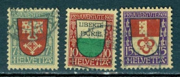 Suisse 173/175 Ob TB Cote 35 Euro - Oblitérés