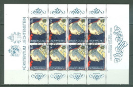 Liechtenstein     771  En Feuillet De 8   Ob  TB  Religion   Pape   - Used Stamps