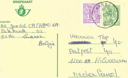 Postzegels > Europa > België > Postwaardestukken > Briefkaarten 1951-..Briefkaart Met Bijfrankering (17001) - Postcards 1951-..