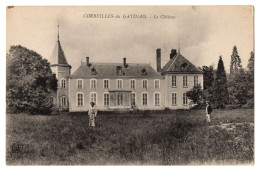CPA 45 - CORBEILLES DU GATINAIS (Loiret) - Le Château (petite Animation) - Andere & Zonder Classificatie