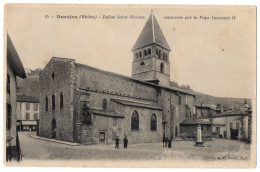 CPA 69 - BEAUJEU (Rhône) -25. Eglise Saint-Nicolas, Consacrée Par Le Pape Innocent II - B.F. - Beaujeu