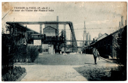 CPA 62 - VENDIN-LE-VIEIL (Pas De Calais) - La Cour De L'Usine Des Fours à Coke - Industry