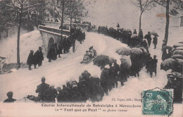 MOREZ JURA COURSE INTERNATIONALE DE BOBSLEIGHS  ICI LE TANT QUE CA PEUT 1909 - Sport Invernali