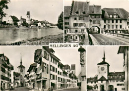 13708584 Mellingen AG Uferpartie An Der Reuss Motive Innenstadt Torbogen Melling - Other & Unclassified