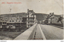 12 Aveyron ESPALION N°409 Vue Générale Sur Le Pont Rodez E.Carrière Imp édit Vers 1904 Dos Non Séparé - Espalion