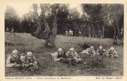 10 CAMP DE MAILLY FUSILS MITRAILLEURS EN MANOEUVRE - Manovre