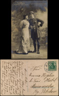 Ansichtskarte  Thalia-Theater ,,POLNISCHE WIRTSCHAFT" Schauspieler 1914 - Other & Unclassified