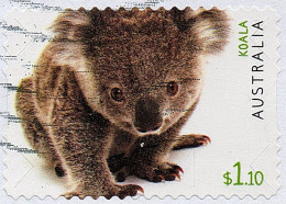 AUSTRALIA 2019 $1.10 Multicoloured, Australian Fauna-Koala Self Adhesive Die Cut SG5180 FU - Usados